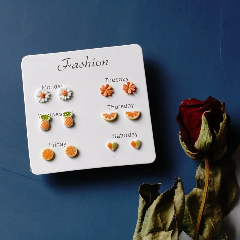 Fashion Ceramic Gift Earrings Set #T5 - Image 12