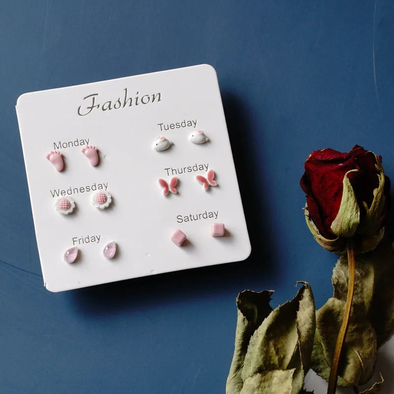 Fashion Ceramic Gift Earrings Set #T5 - Image 23