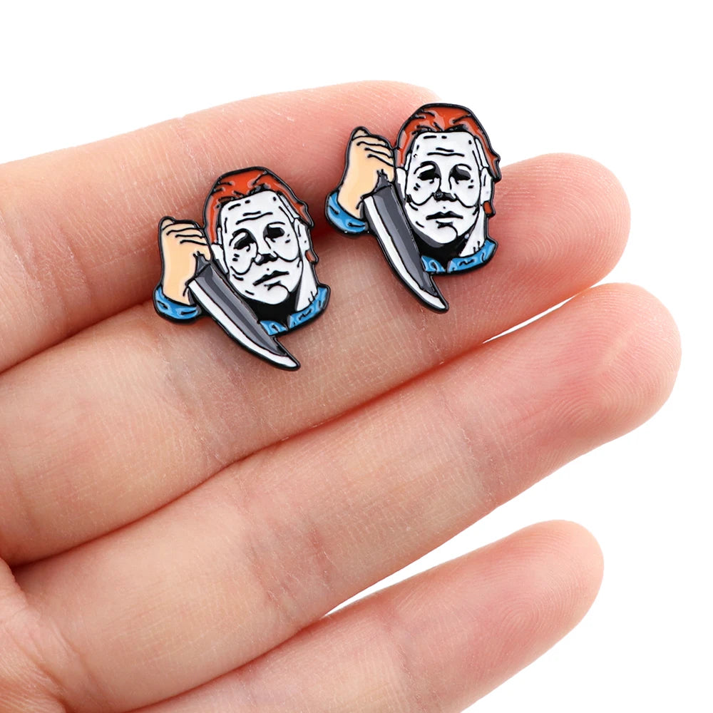 BG1910 Halloween Horror Movie Earrings - Image 4