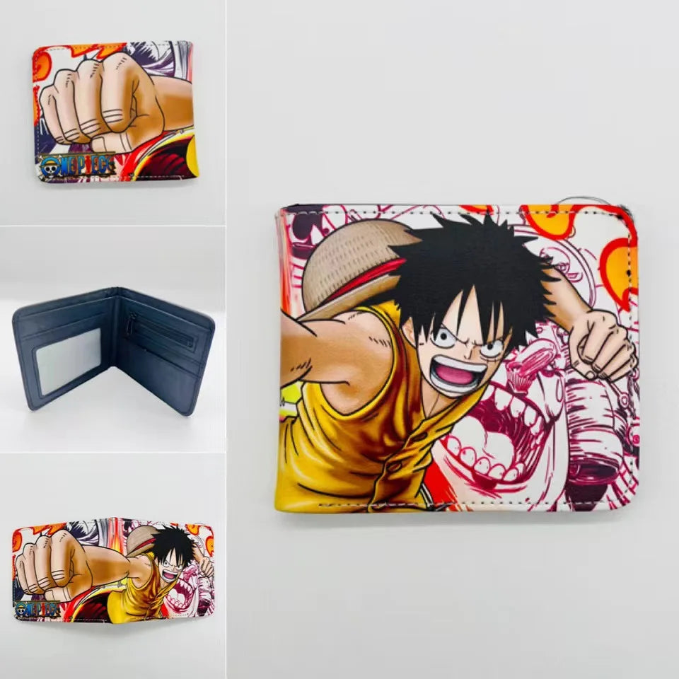 One Piece Anime Figure Foldable PU Coin Purse - Image 25