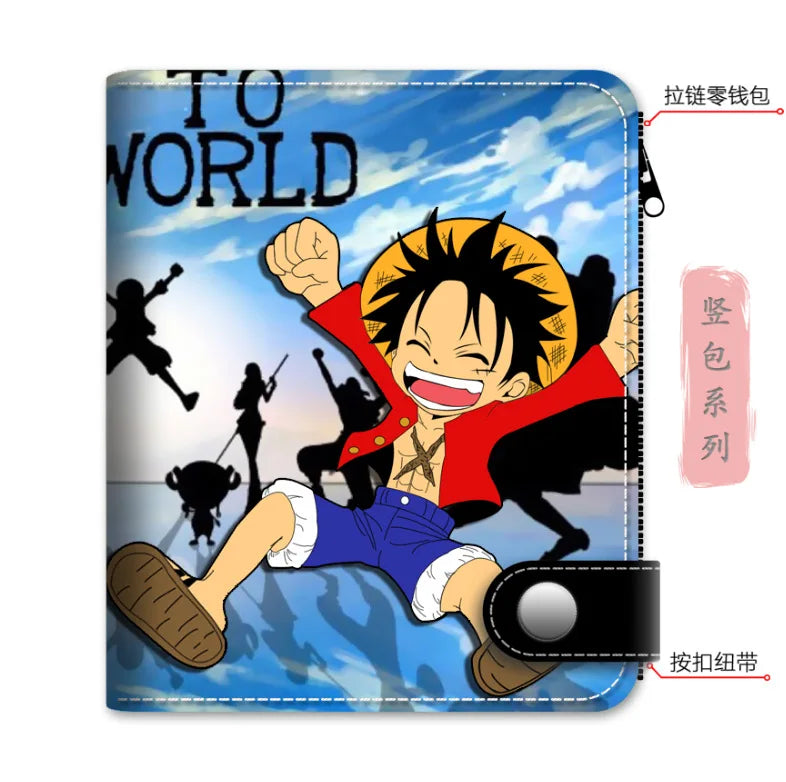 Anime One Piece Luffy PU Leather Men’s Wallet - Image 14