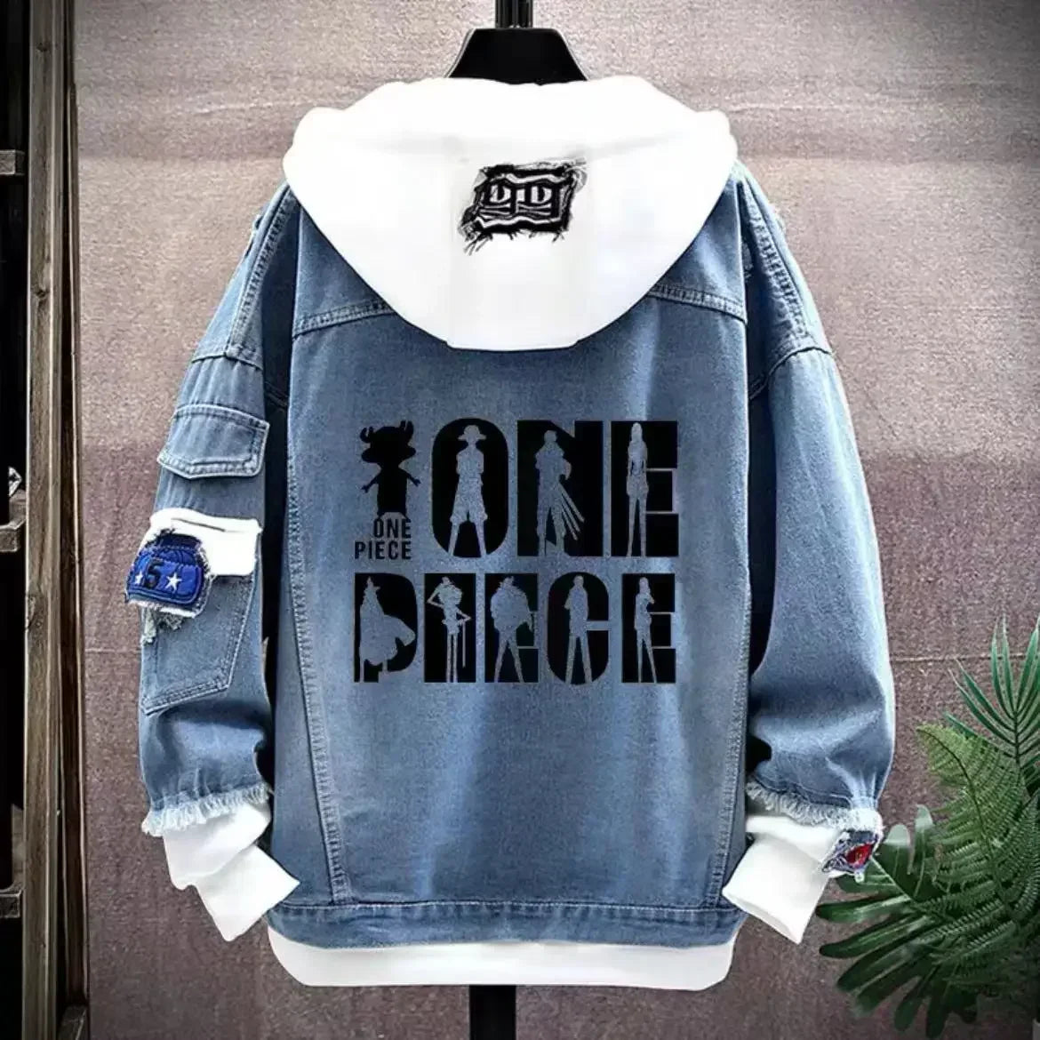 One Piece Anime Hoodie & Denim Jacket - Image 16