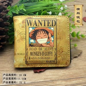 Anime One Piece Figure Wallet