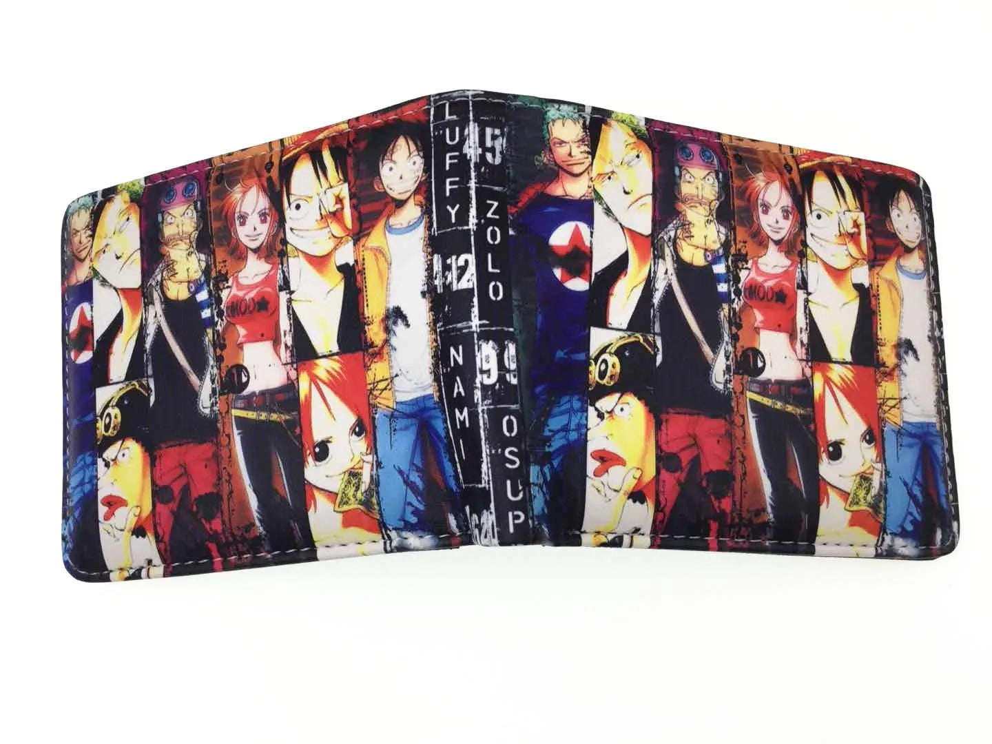 One Piece Anime Figures Foldable Wallet - Image 2