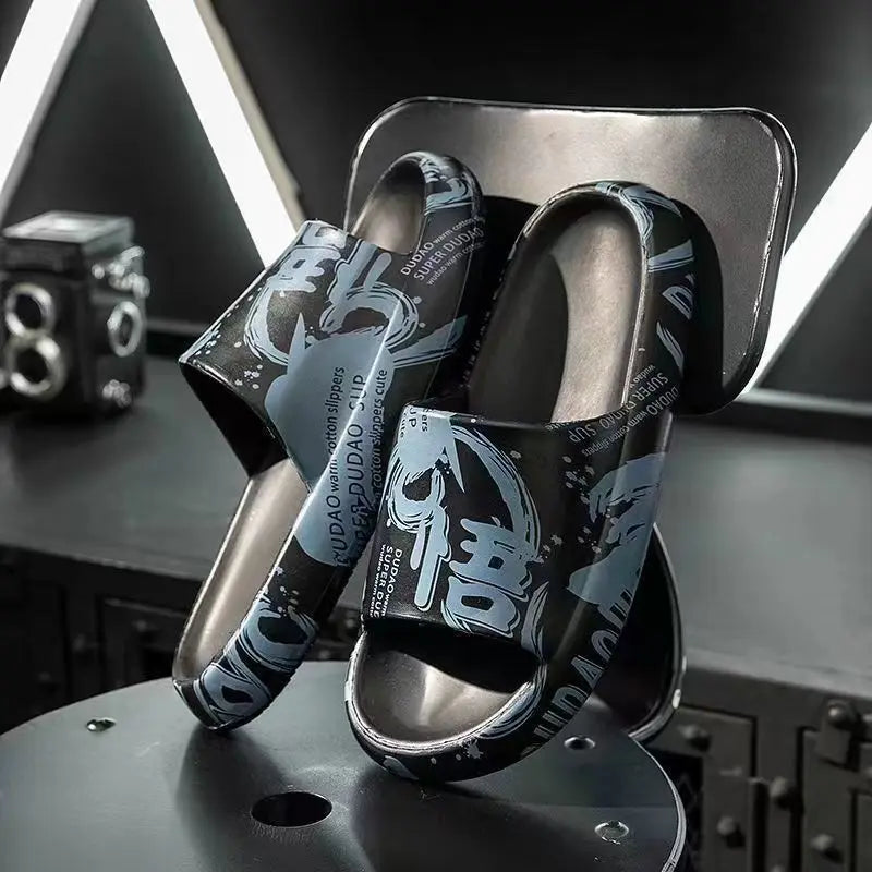 Luffy One Piece Cartoon Animation Thick-Soled Slippers - Image 9