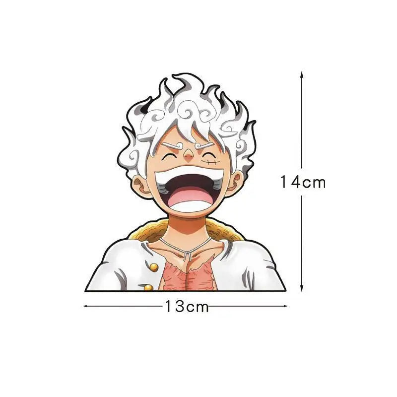 Luffy Sun God Car Sticker - Image 6