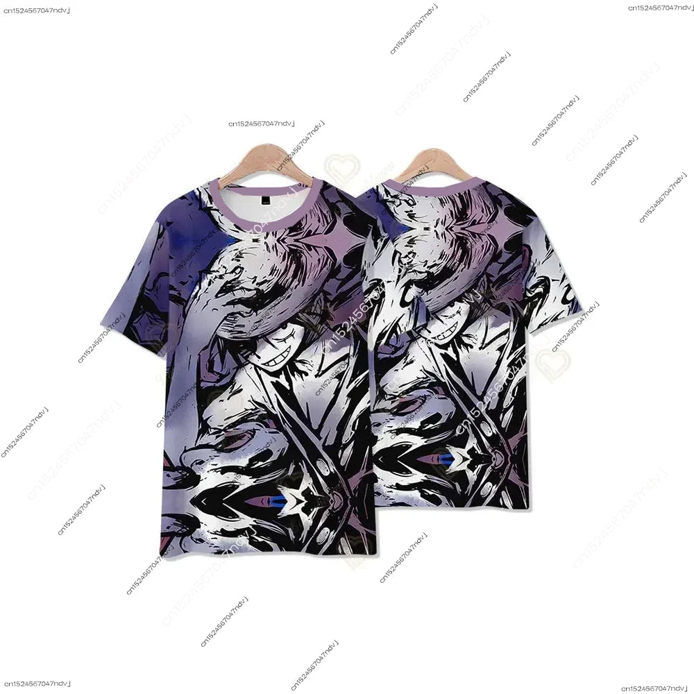 2025 One Piece Strawberry Luffy 3D T-Shirt & Kids Theme Set - Image 11