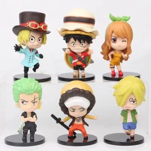 6pcs/set Anime One Piece Action Figures