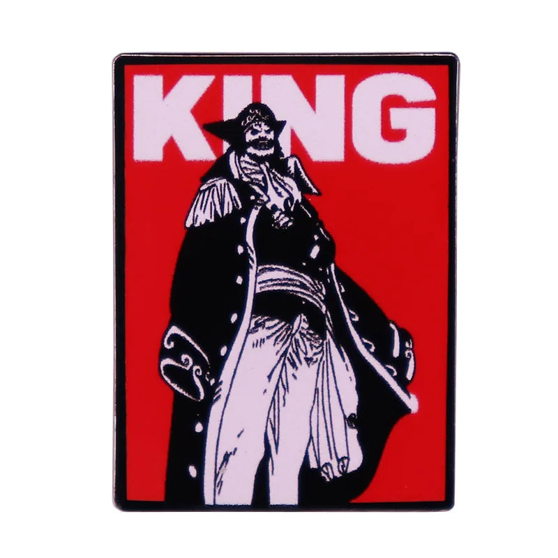 Anime One Piece Portgas·D· Ace Enamel Pins - Image 28