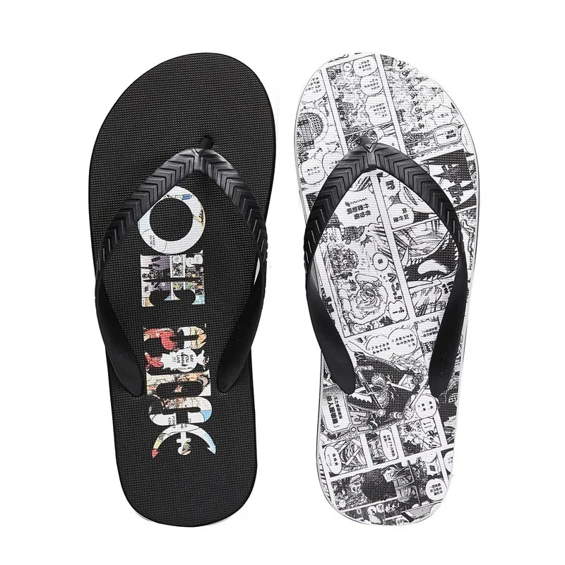 One Piece Anime Peripherals Kawaii Luffy, Chopper & Zoro Slippers - Image 10