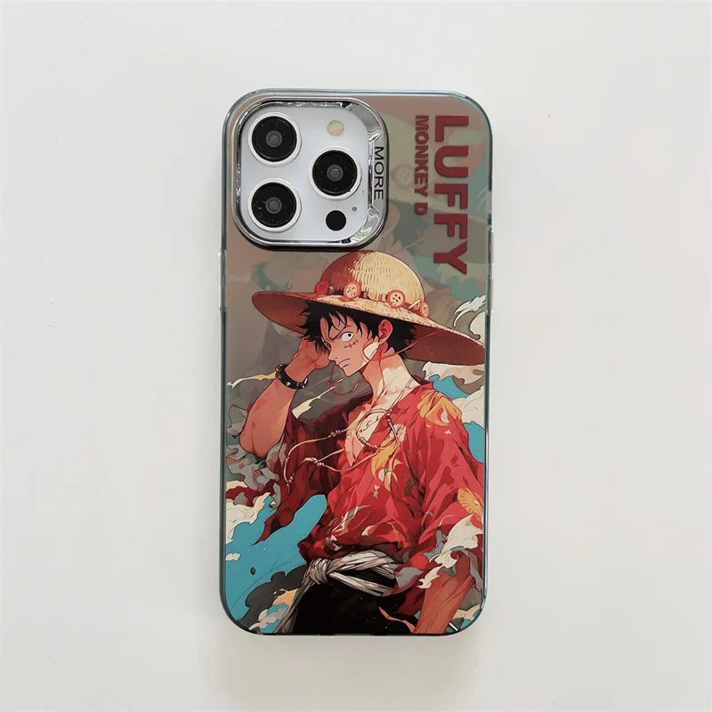 Luffy Hat & Roronoa Zoro Plating Anime Phone Case - Image 9
