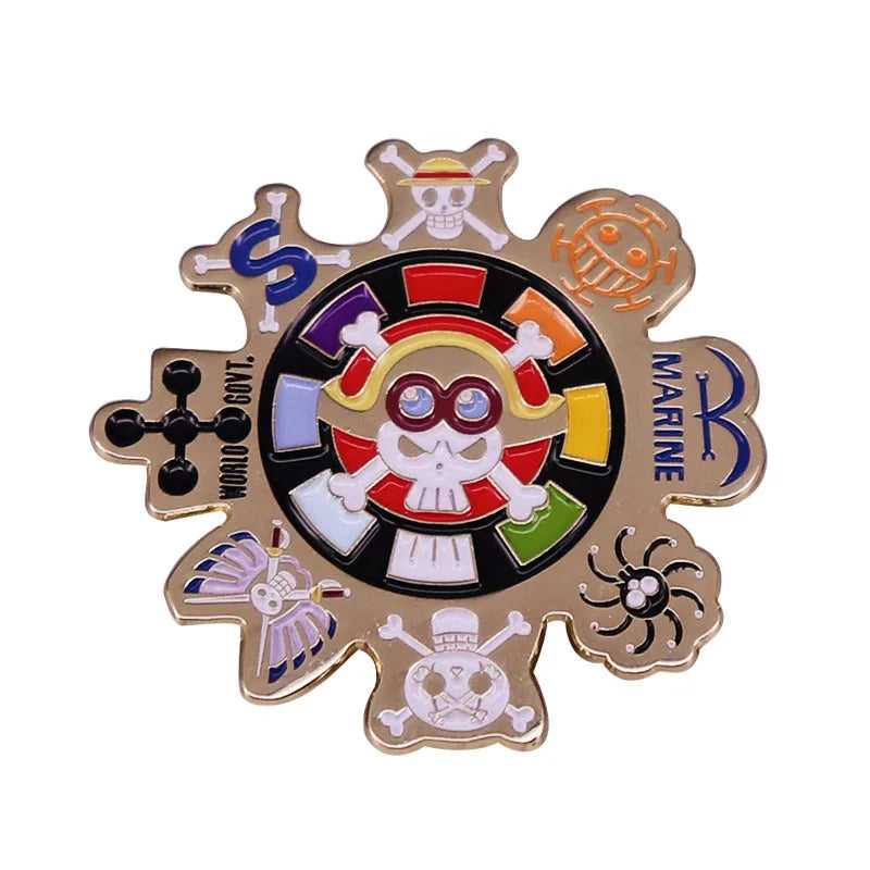 Anime One Piece Portgas·D· Ace Enamel Pins - Image 21