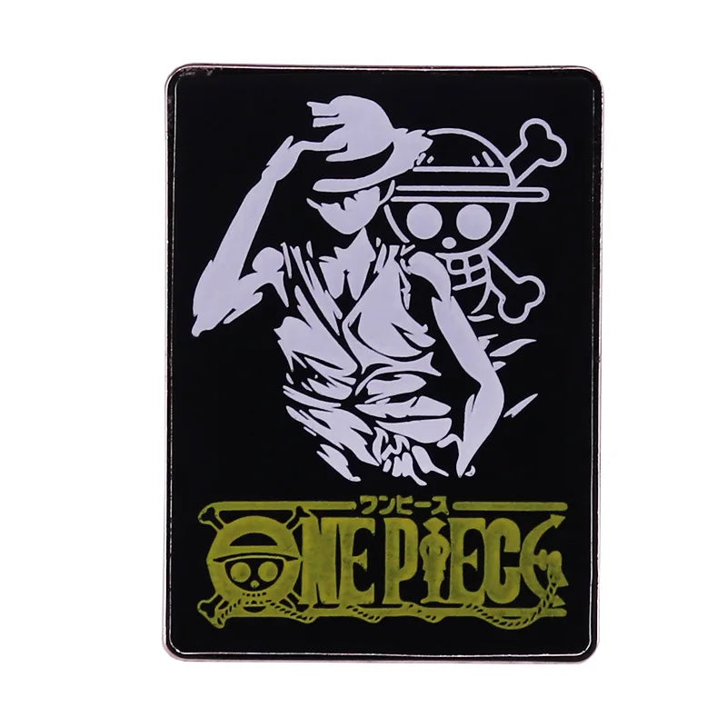 Anime One Piece Portgas·D· Ace Enamel Pins - Image 32