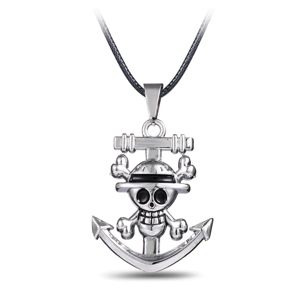 Anime One Piece Skull Logo Necklace - Image 13