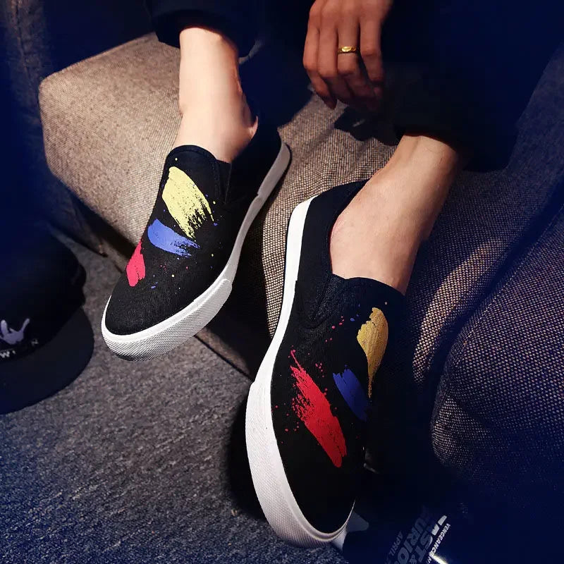 Casual Vulcanize Canvas Shoes for Men - Image 9