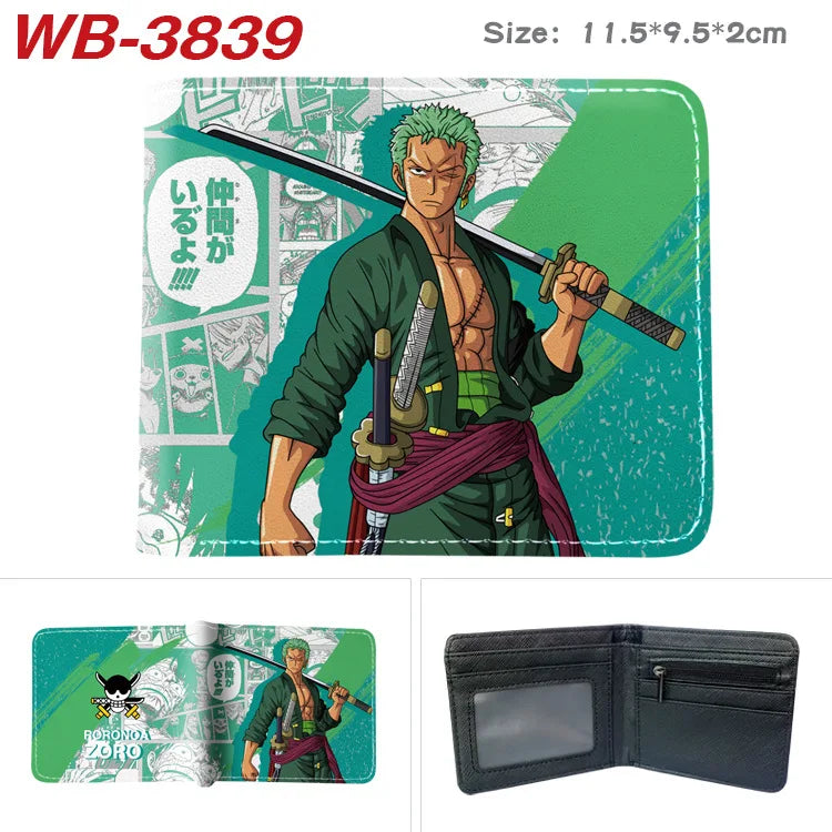 Hot Sales One Piece Figure Nika Luffy Foldable Wallet - Image 9