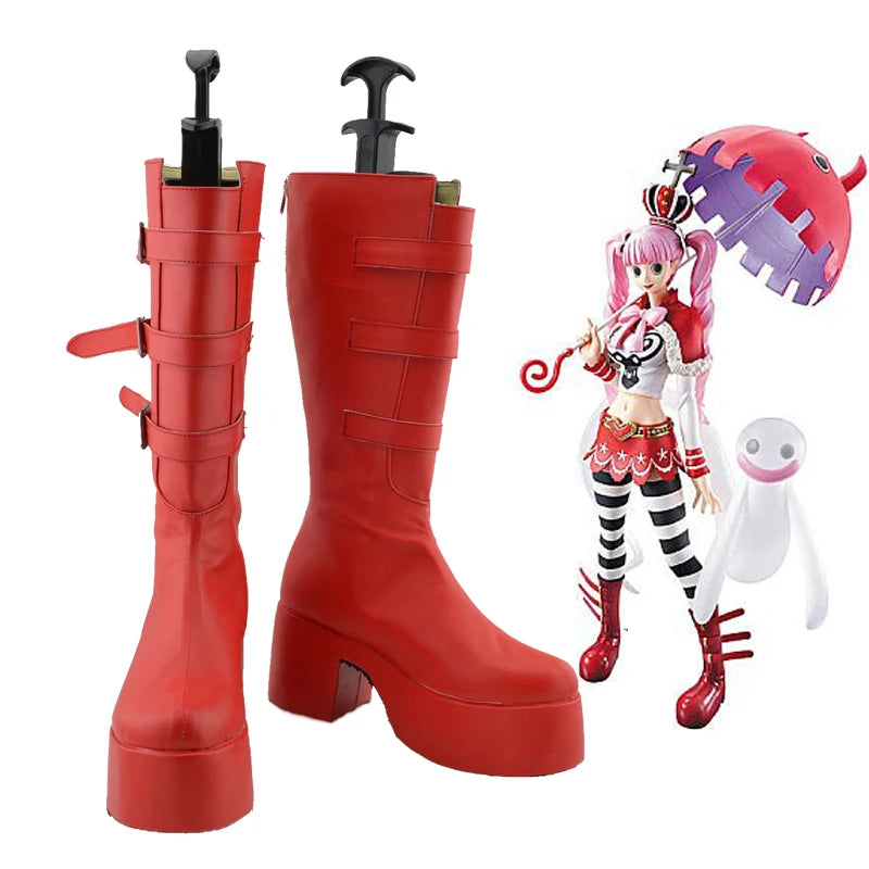 Anime ONE PIECE Perona & Sabo Cosplay Shoes