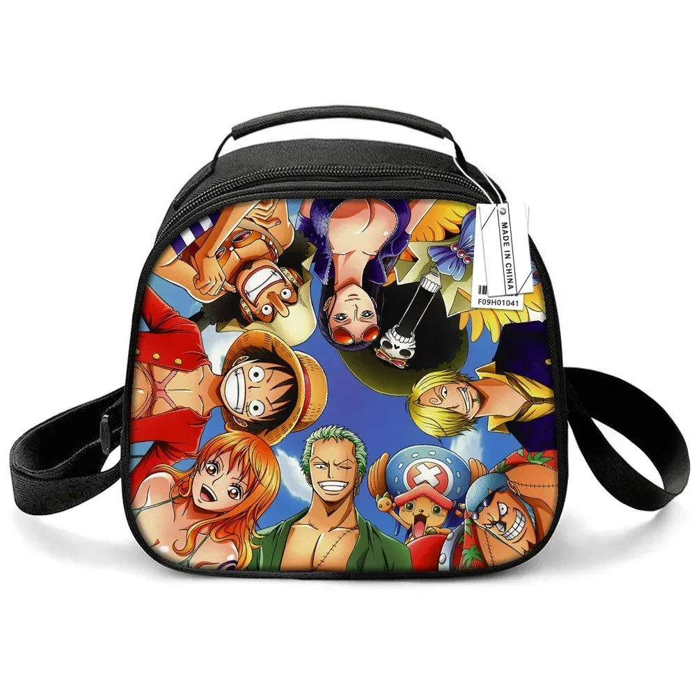 New 3PC-SET One Piece Luffy Schoolbag Backpack - Image 13