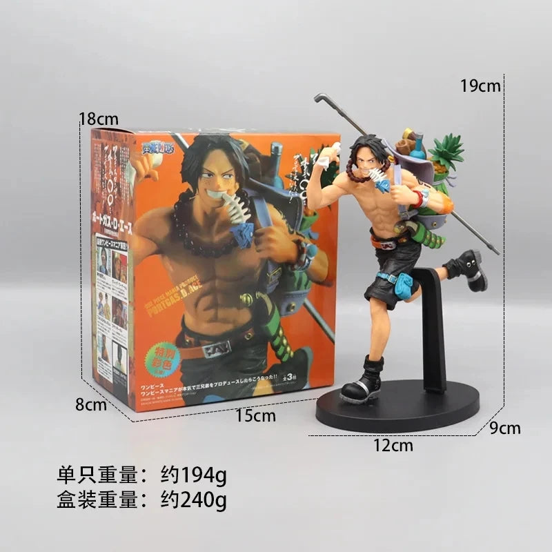 17cm One Piece Running Sabo, Ace & Luffy Anime Figure - Image 6