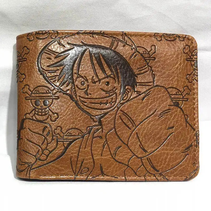 One Piece Anime Figures Foldable Wallet