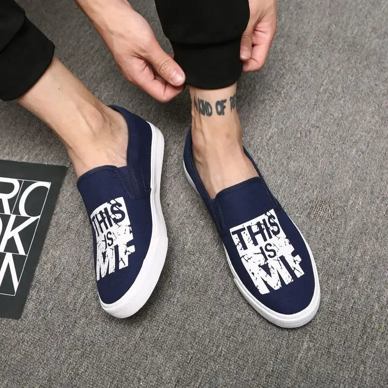 Casual Vulcanize Canvas Shoes for Men - Image 8