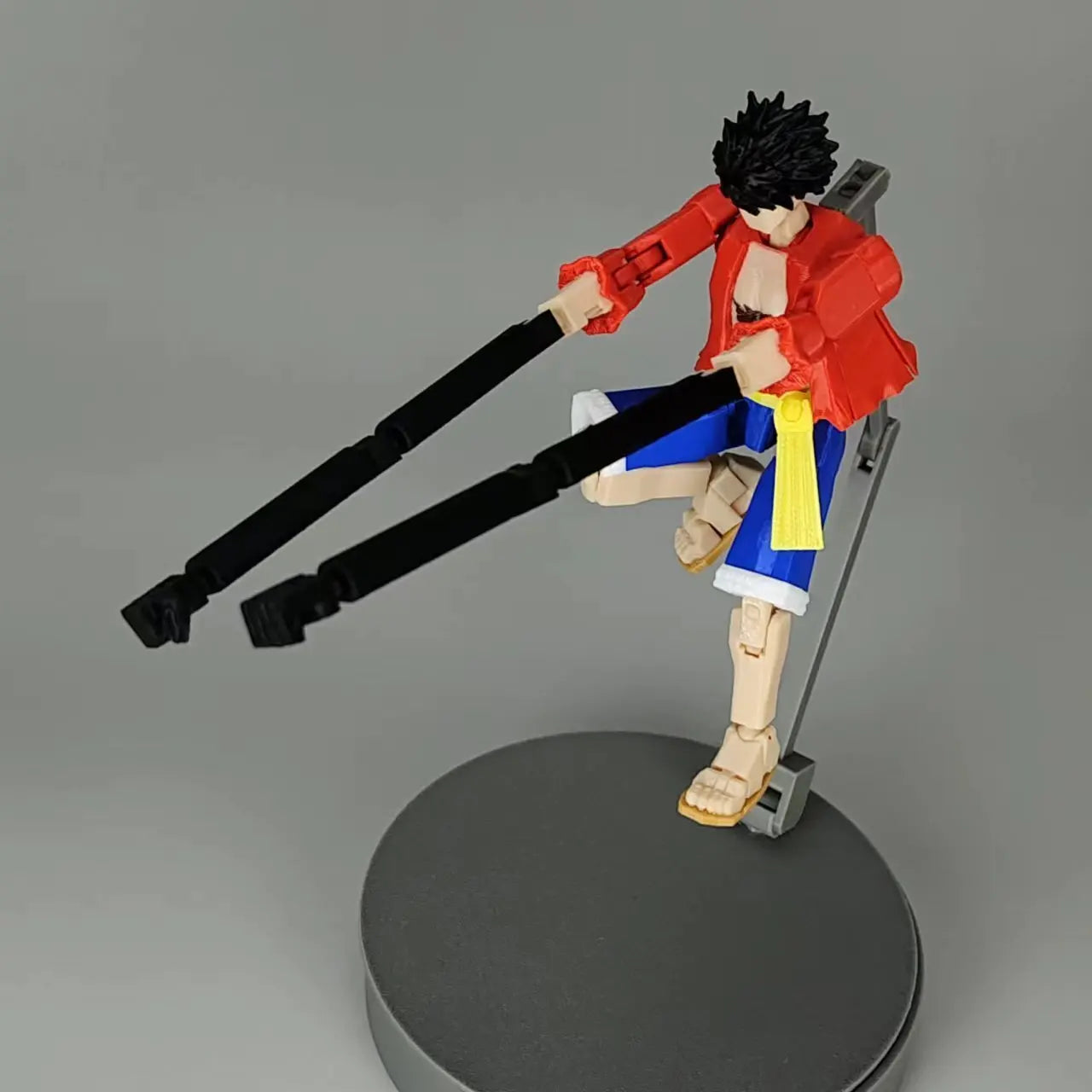 3D Printed One Piece Luffy Action Figure - Image 3