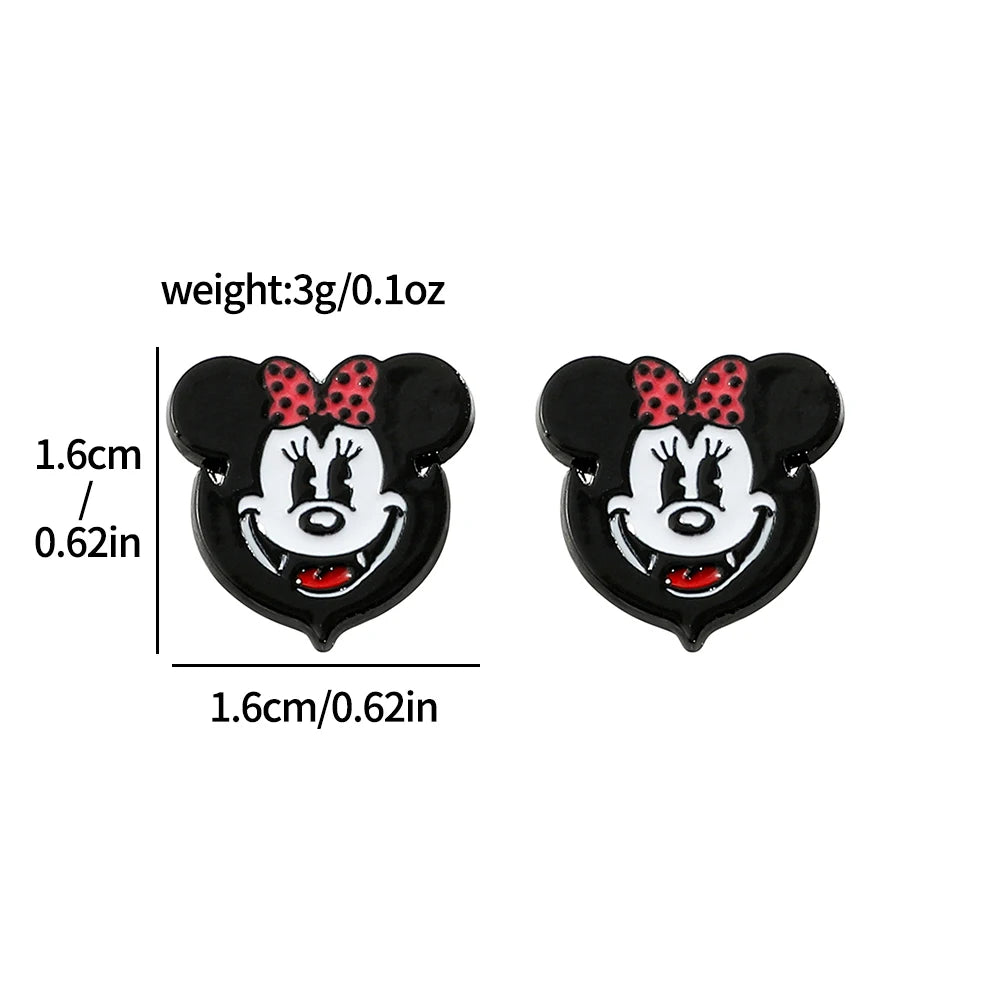 1 Pair Disney Mickey Mouse Cartoon Earrings - Image 7