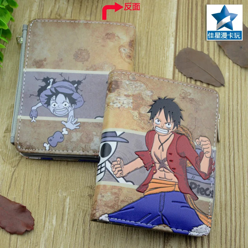Anime One Piece Luffy PU Leather Men’s Wallet - Image 33