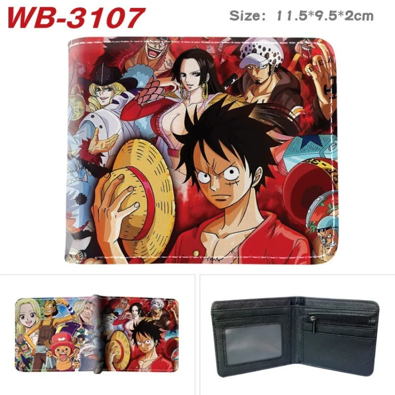 Hot Sales One Piece Figure Nika Luffy Foldable Wallet - Image 5
