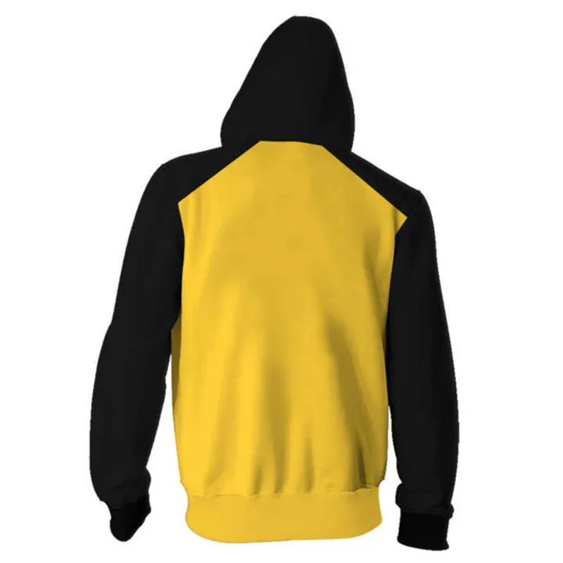 Japanese Anime One Piece Trafalgar D. Water Law Hoodie – Cosplay Long Sleeve Zip-Up Sweatshirt - Image 6