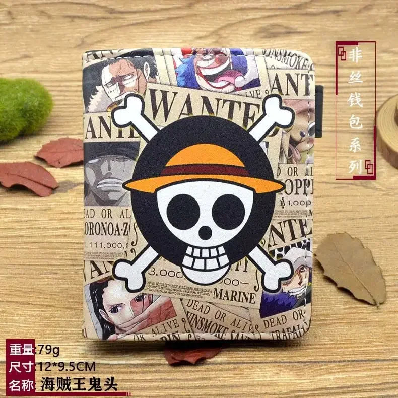 New One Piece Anime Figures Fashion Wallet