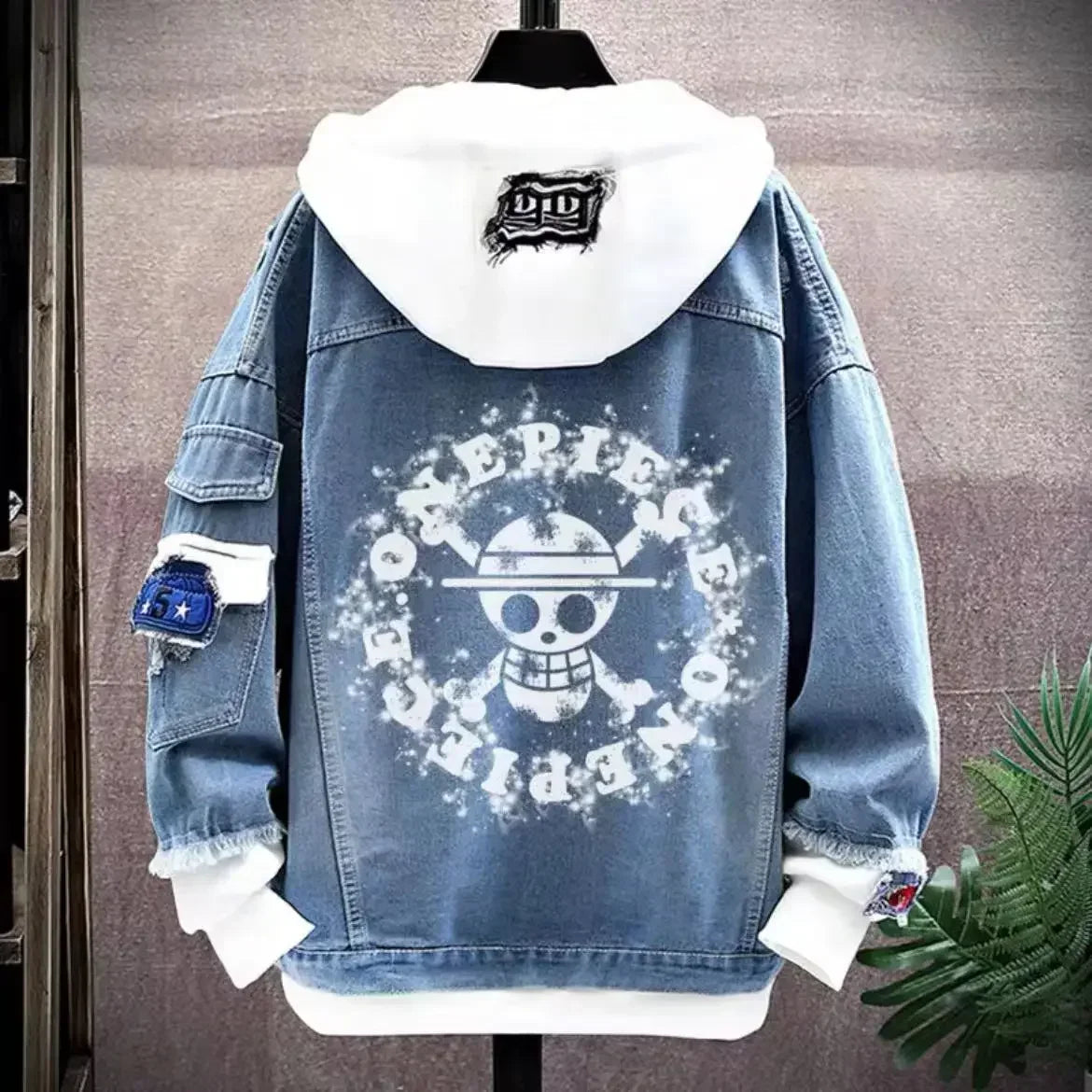 One Piece Anime Hoodie & Denim Jacket - Image 18