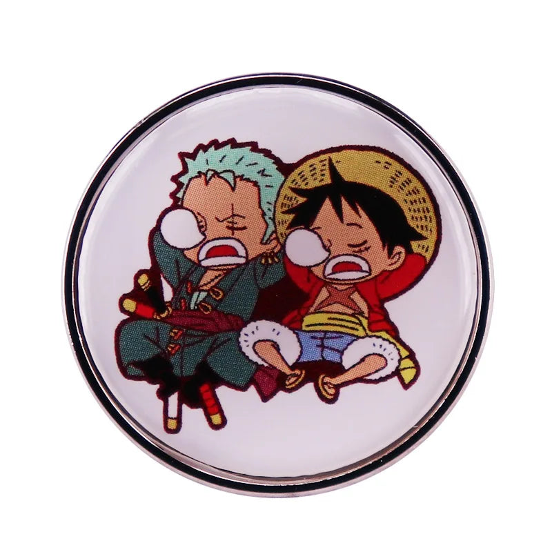Anime One Piece Portgas·D· Ace Enamel Pins - Image 8