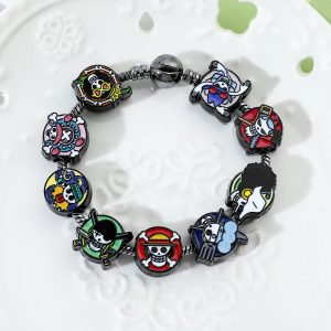 One Piece Anime Monkey D. Luffy Charms Bracelet