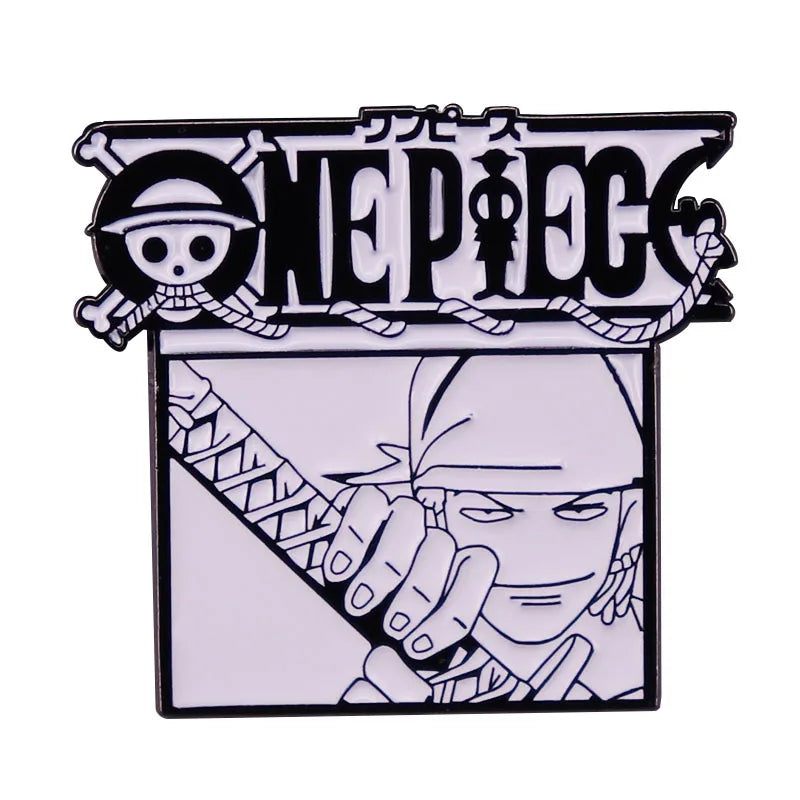 Anime One Piece Portgas·D· Ace Enamel Pins - Image 43