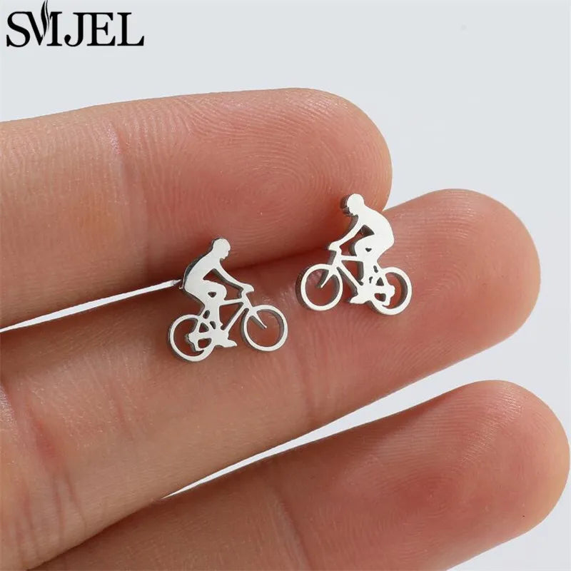 2024 Stainless Steel Geometric Stud Earrings - Image 18
