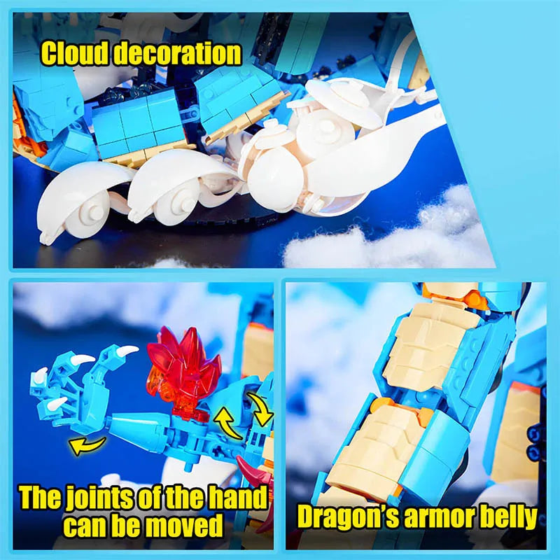 MOC One Piece Building Blocks Kaido Dragon Model - Image 4