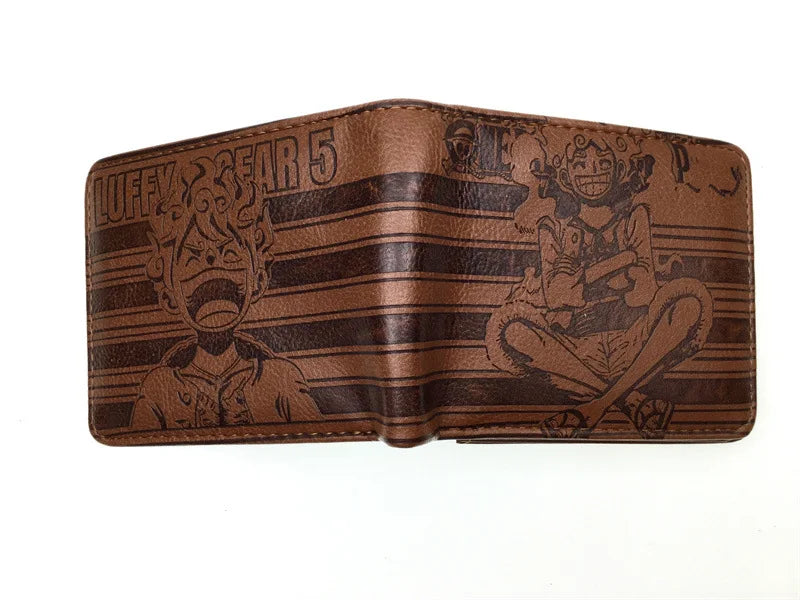 Anime One Piece Luffy & Zoro Embossed Short Wallet - Image 23