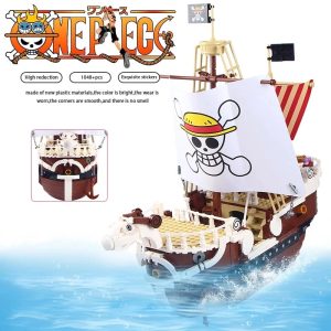2022 New Anime One Piece Going Merry & Thousand Sunny Model Building Blocks Kit