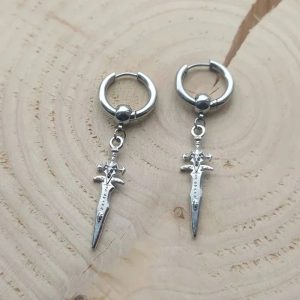 Dagger Hoop Earrings