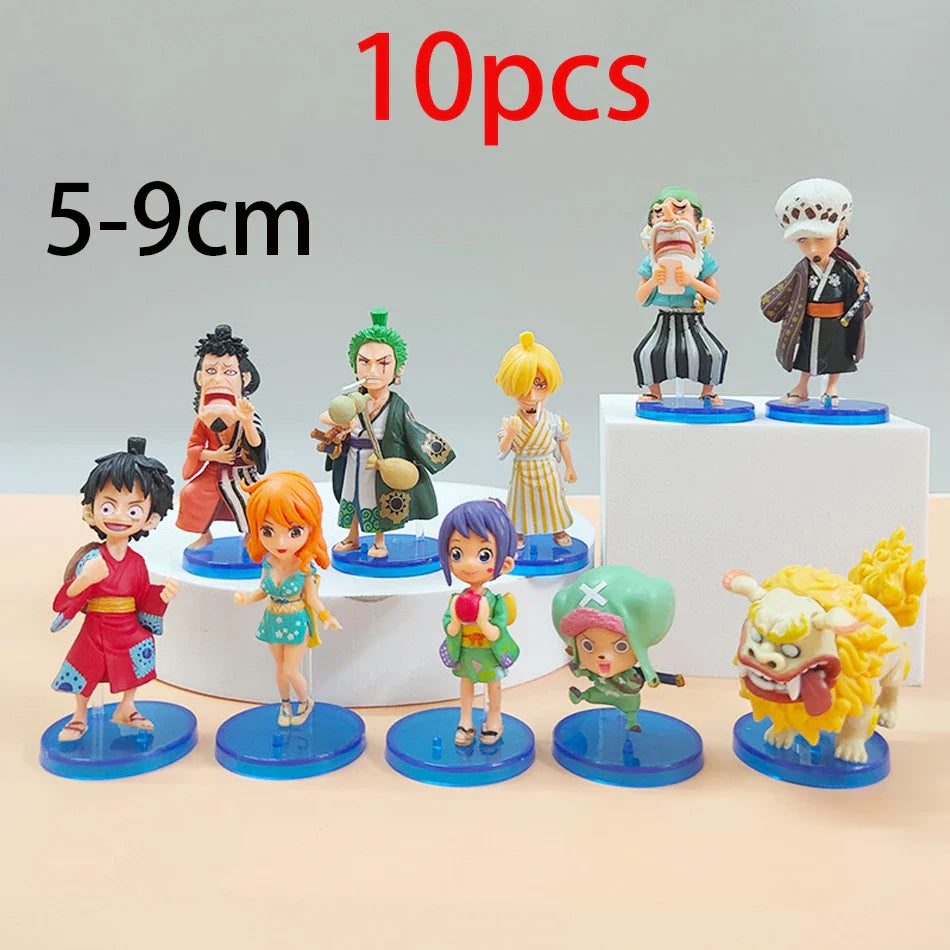 One Piece 10-Piece Figure Set