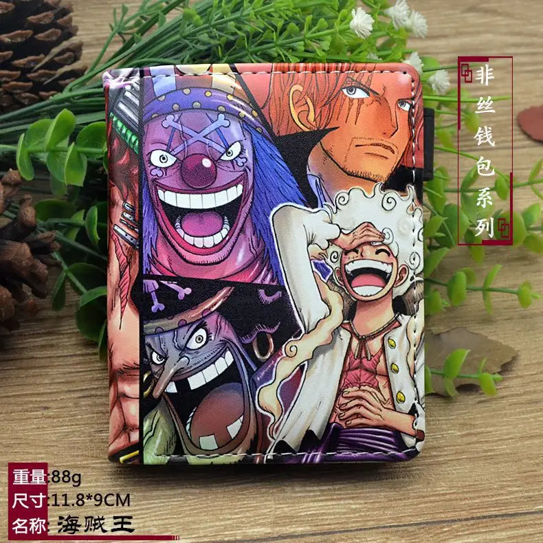 Anime One Piece Luffy PU Leather Men’s Wallet - Image 18