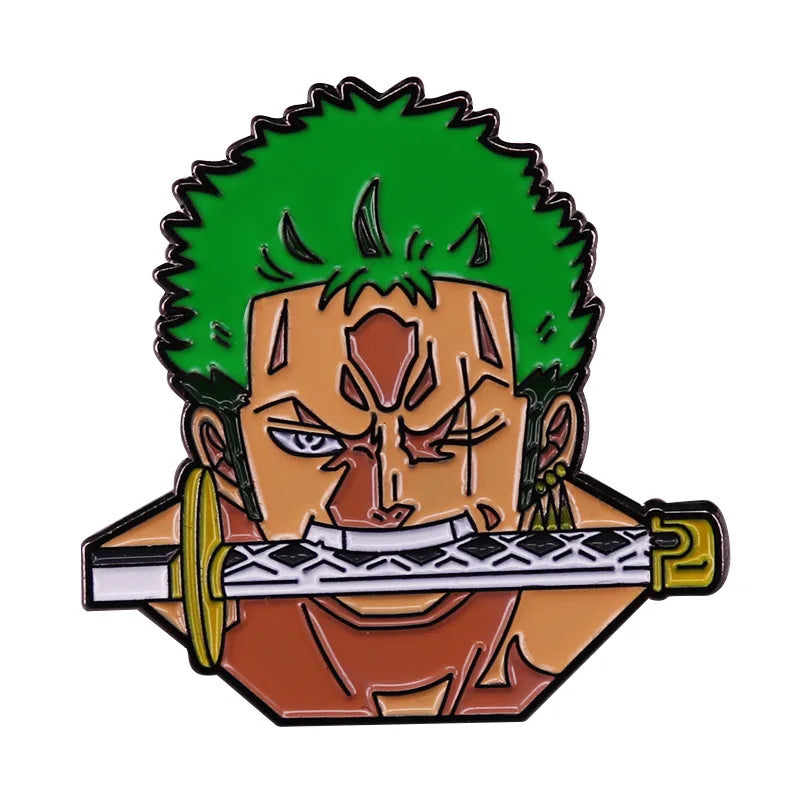 Anime One Piece Portgas·D· Ace Enamel Pins - Image 7