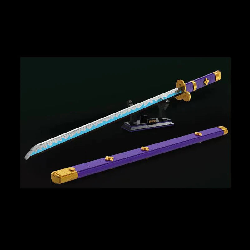 936PCS Anime Roronoa Zoro Sword Model Building Blocks - Image 5