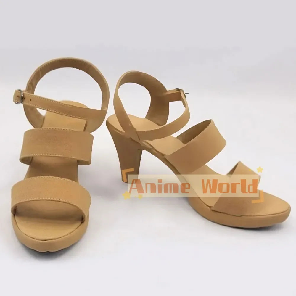 Nami Light Brown Cosplay Shoes - Image 2