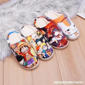 Japan Anime Plush Home Slippers