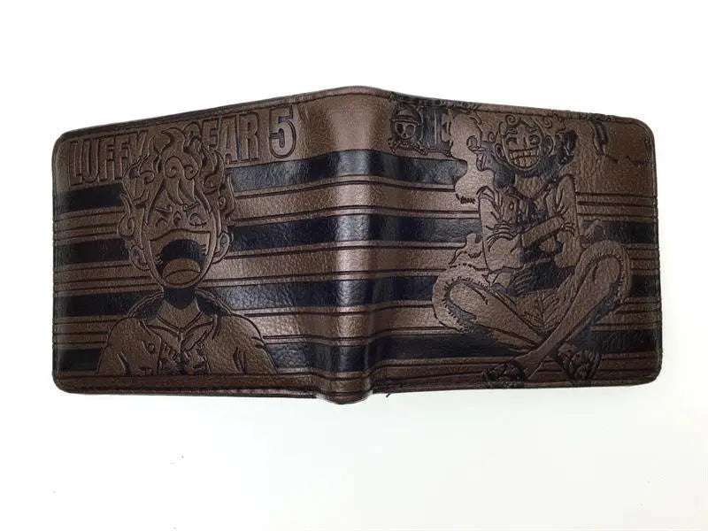 Anime One Piece Luffy & Zoro PU Embossed Short Wallet - Image 6