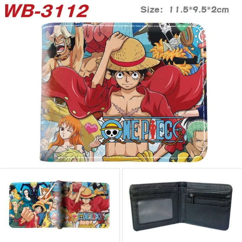 Hot Sales One Piece Figure Nika Luffy Foldable Wallet - Image 4