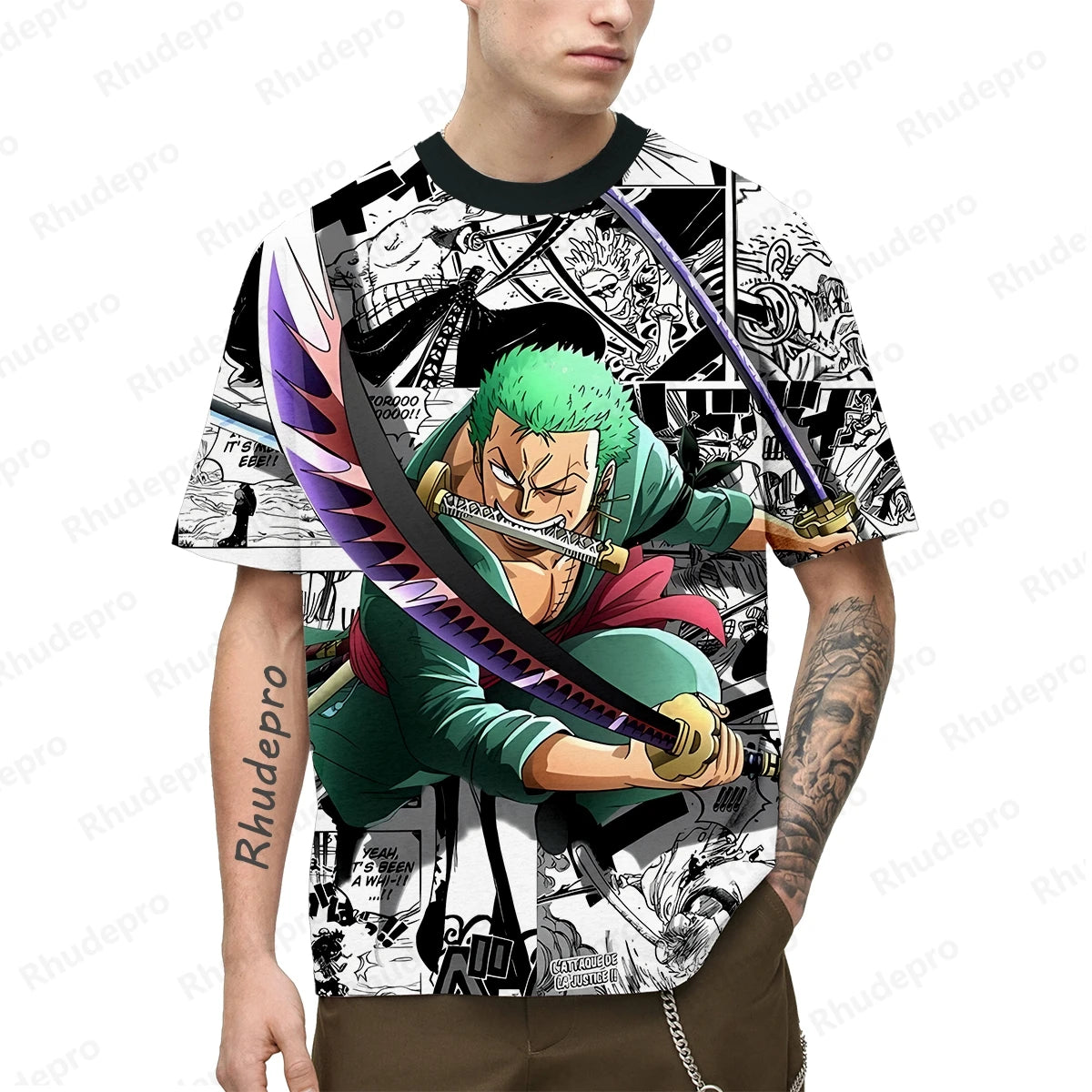 One Piece 3D Printing T-Shirt - Image 17