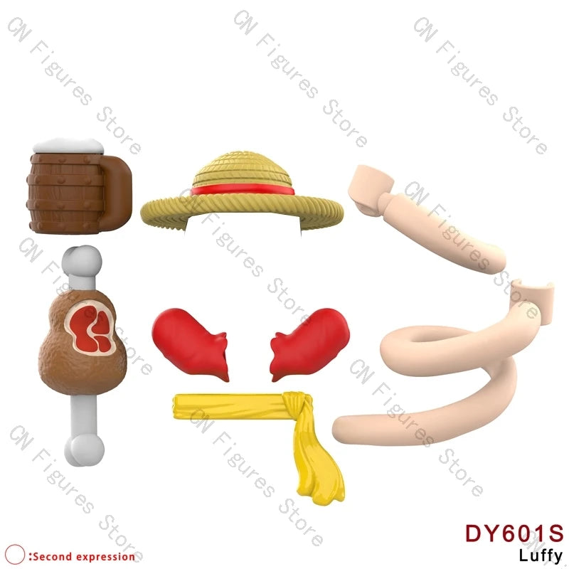 DY601S DY602S NEW Franky One Piece Mini Model Figures Blocks Doll - Image 6